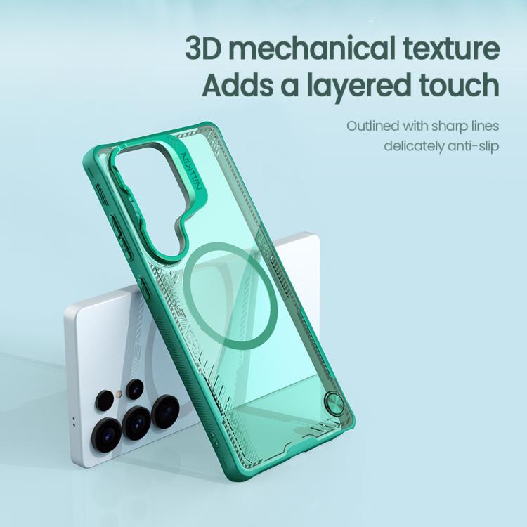 For Samsung Galaxy S25 Ultra 5G NILLKIN Ice Air Prop Series MagSafe Magnetic Frame Version Phone Case