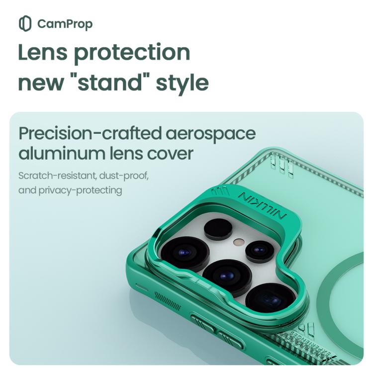 For Samsung Galaxy S25 Ultra 5G NILLKIN Ice Air Prop Series MagSafe Magnetic Frame Version Phone Case