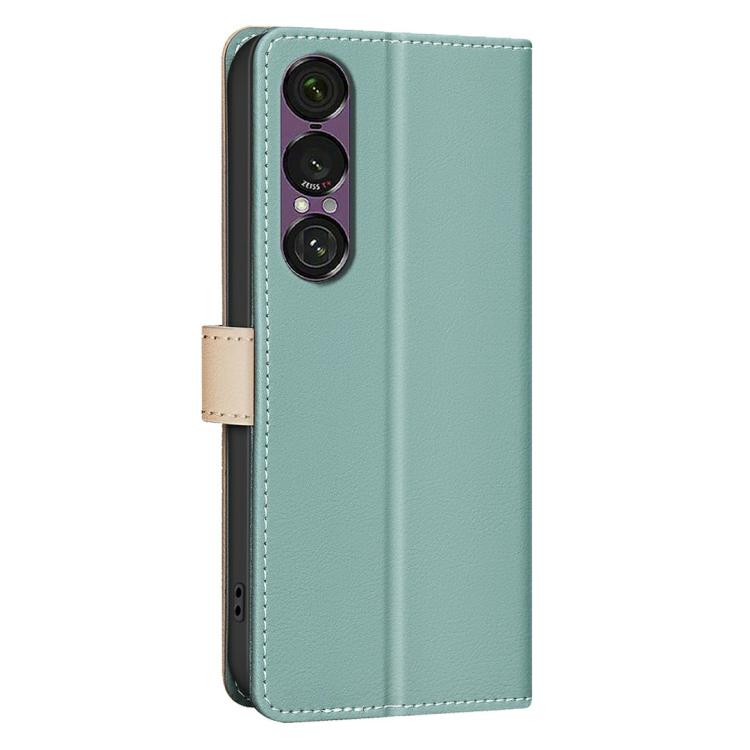 For Sony Xperia 1 VII Color Matching RFID Anti-theft Leather Phone Case