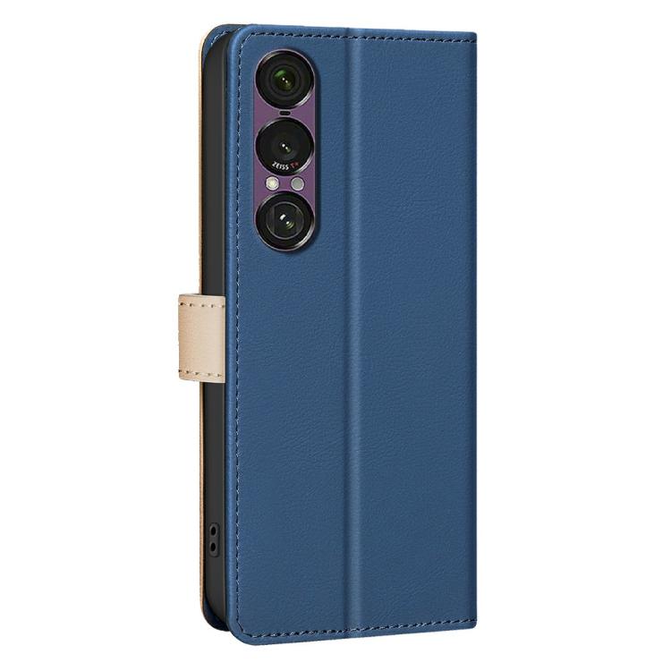 For Sony Xperia 1 VII Color Matching RFID Anti-theft Leather Phone Case