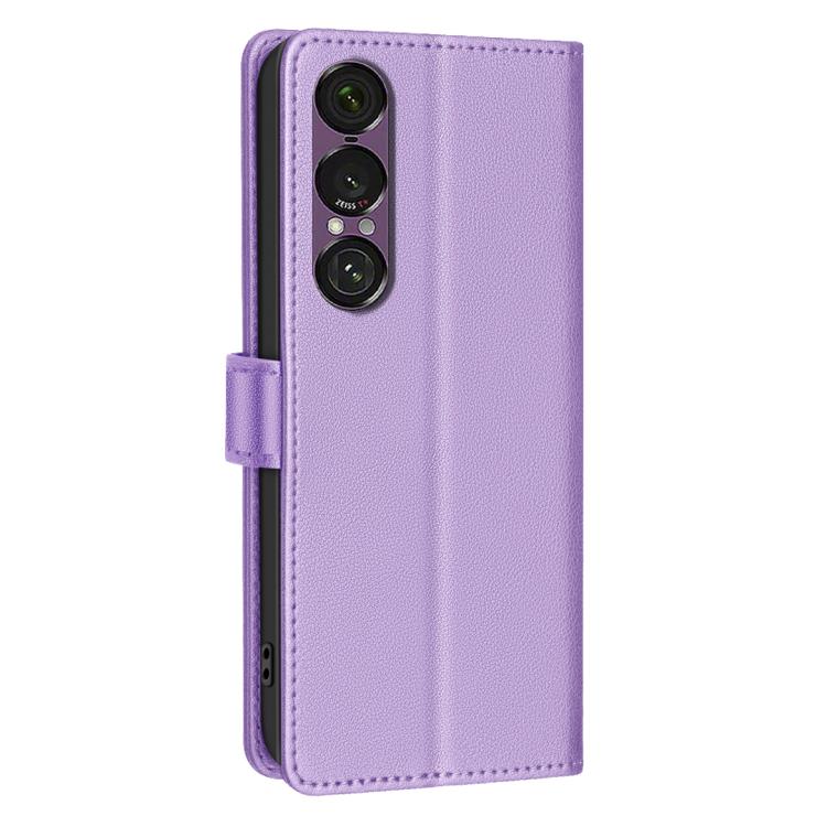 For Sony Xperia 1 VII Litchi Texture RFID Anti-theft Leather Phone Case
