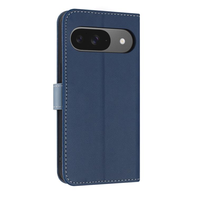 For Google Pixel 10 Pro / 9 Pro Metal Bow Leather Phone Case with Hand Strap