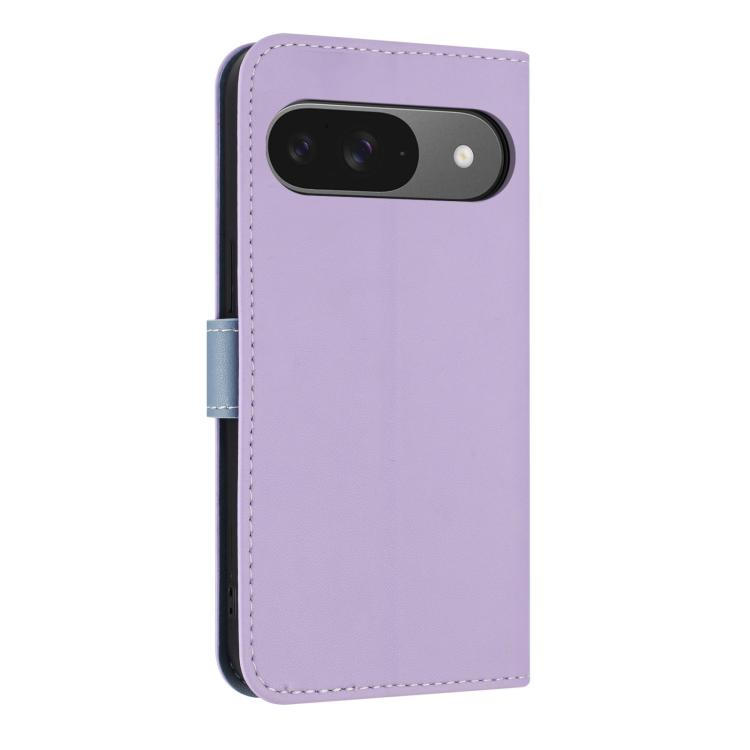 For Google Pixel 10 Pro / 9 Pro Metal Bow Leather Phone Case with Hand Strap