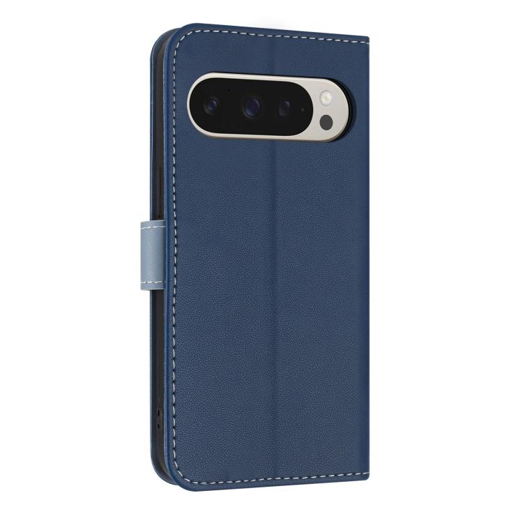 For Google Pixel 10 Pro XL / 9 Pro XL Metal Bow Leather Phone Case with Hand Strap