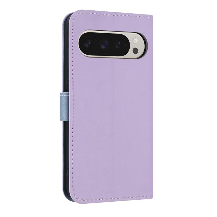 For Google Pixel 10 Pro XL / 9 Pro XL Metal Bow Leather Phone Case with Hand Strap
