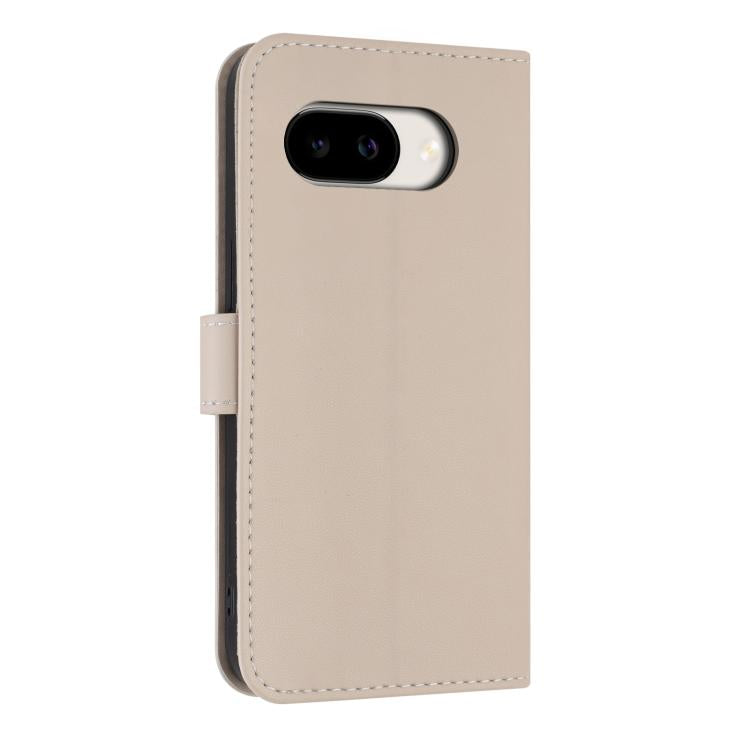 For Google Pixel 10a Metal Bow Leather Phone Case with Hand Strap