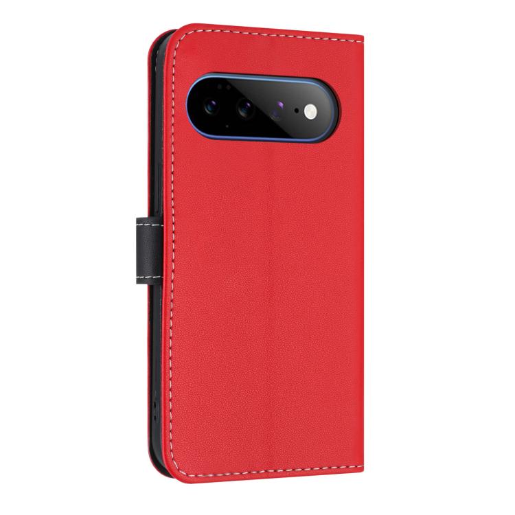 For Google Pixel 11 Pro XL Metal Bow Leather Phone Case with Hand Strap