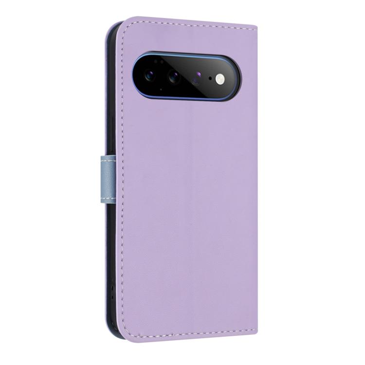 For Google Pixel 11 Pro XL Metal Bow Leather Phone Case with Hand Strap