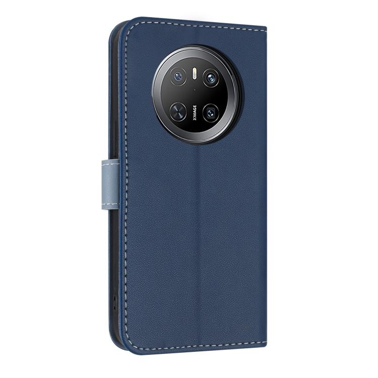 For Huawei Mate 70 Metal Bow Leather Phone Case with Hand Strap