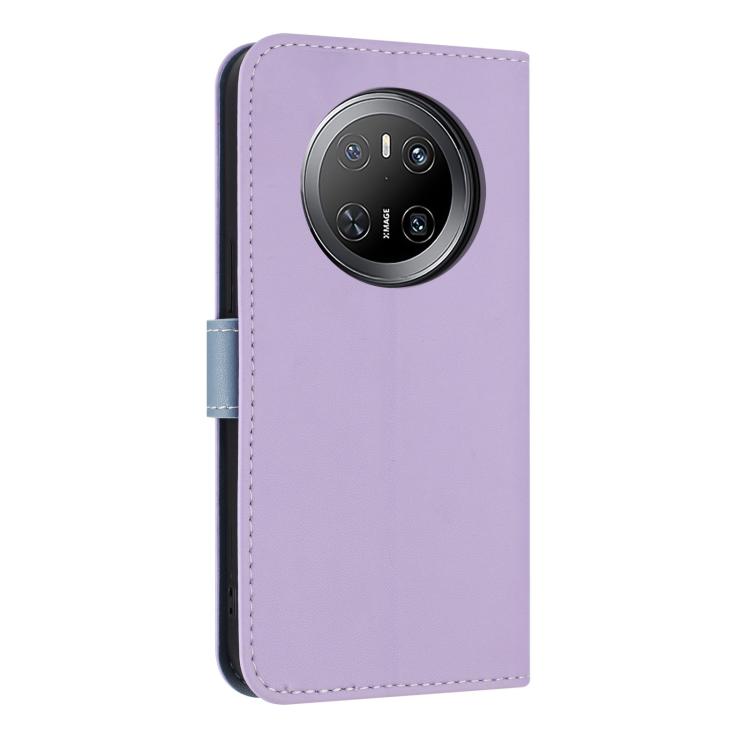 For Huawei Mate 70 Metal Bow Leather Phone Case with Hand Strap