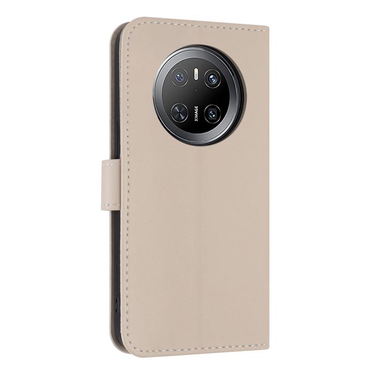 For Huawei Mate 70 Metal Bow Leather Phone Case with Hand Strap
