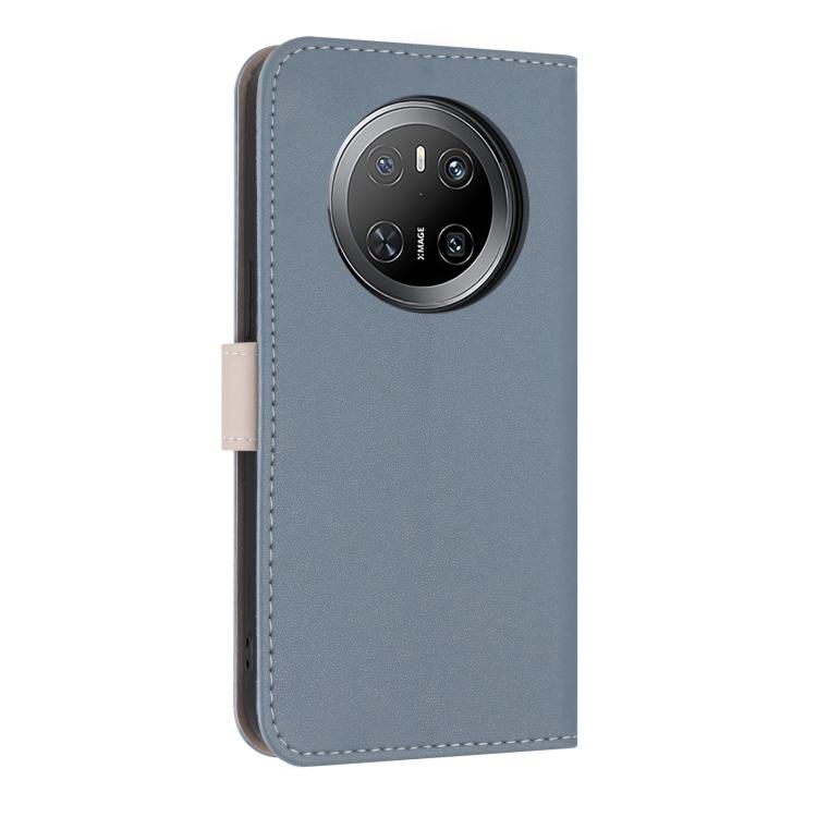 For Huawei Mate 70 Metal Bow Leather Phone Case with Hand Strap
