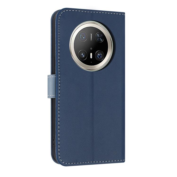 For Huawei Mate 70 Pro+ Metal Bow Leather Phone Case with Hand Strap