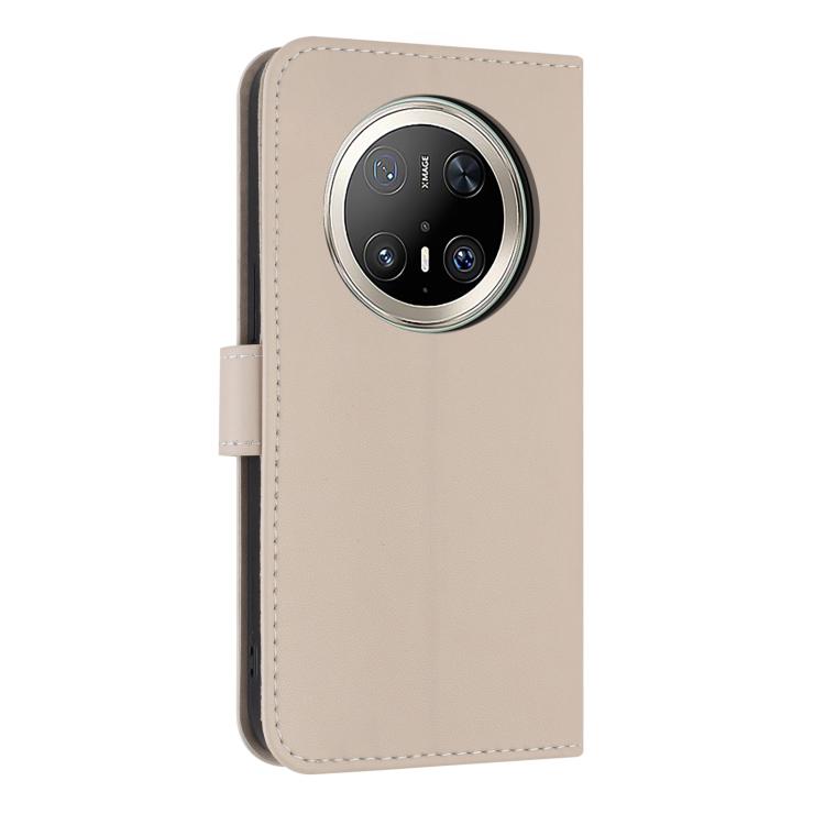 For Huawei Mate 70 Pro+ Metal Bow Leather Phone Case with Hand Strap