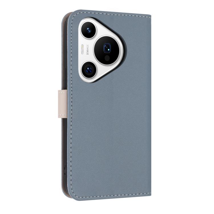 For Huawei Pura 70 Metal Bow Leather Phone Case with Hand Strap