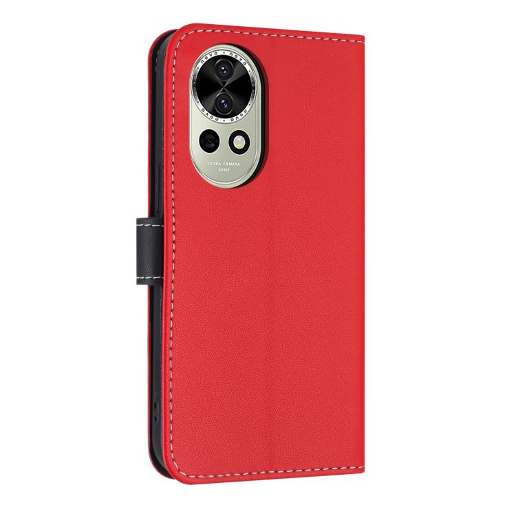 For Huawei nova 12 Pro / 12 Ultra Metal Bow Leather Phone Case with Hand Strap