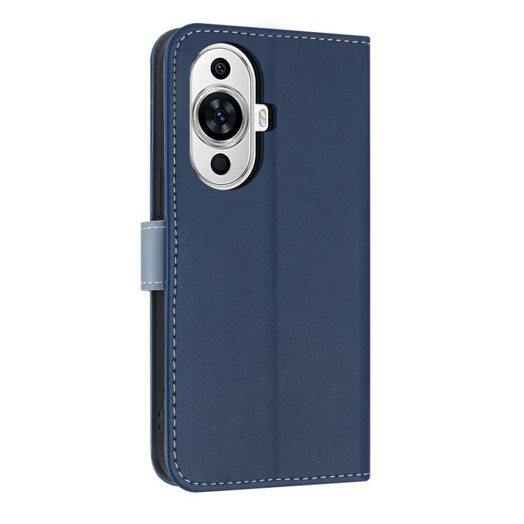 For Huawei nova 12s 4G Global Metal Bow Leather Phone Case with Hand Strap