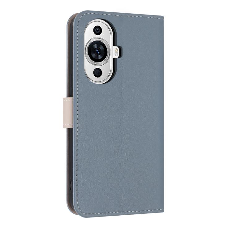 For Huawei nova 12s 4G Global Metal Bow Leather Phone Case with Hand Strap
