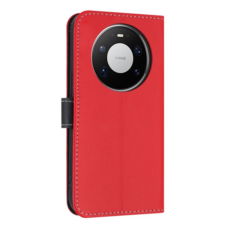 For Huawei Mate 80 Pro Max Metal Bow Leather Phone Case with Hand Strap