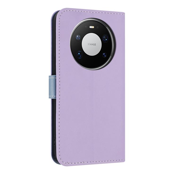 For Huawei Mate 80 Pro Max Metal Bow Leather Phone Case with Hand Strap