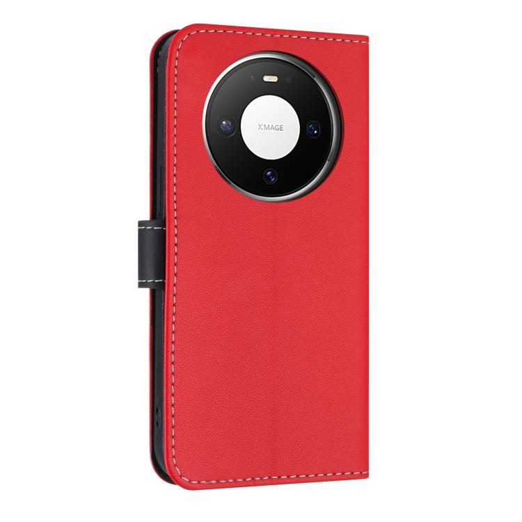 For Huawei Mate 80 Metal Bow Leather Phone Case with Hand Strap