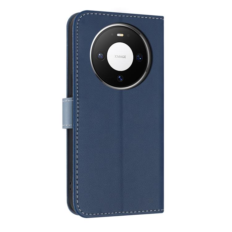 For Huawei Mate 80 Metal Bow Leather Phone Case with Hand Strap