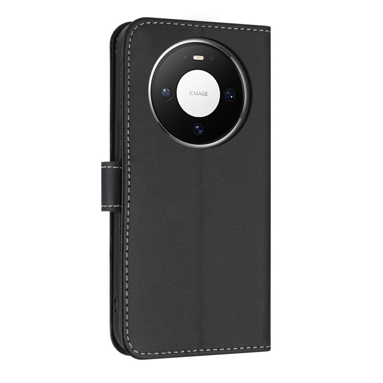 For Huawei Mate 80 Metal Bow Leather Phone Case with Hand Strap