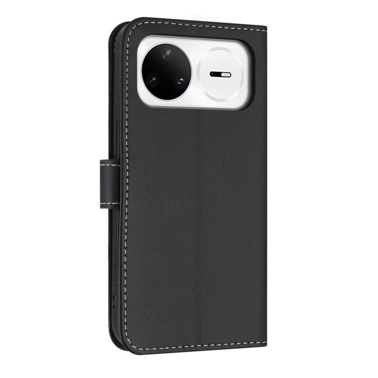 For Huawei nova 15 Pro Metal Bow Leather Phone Case with Hand Strap