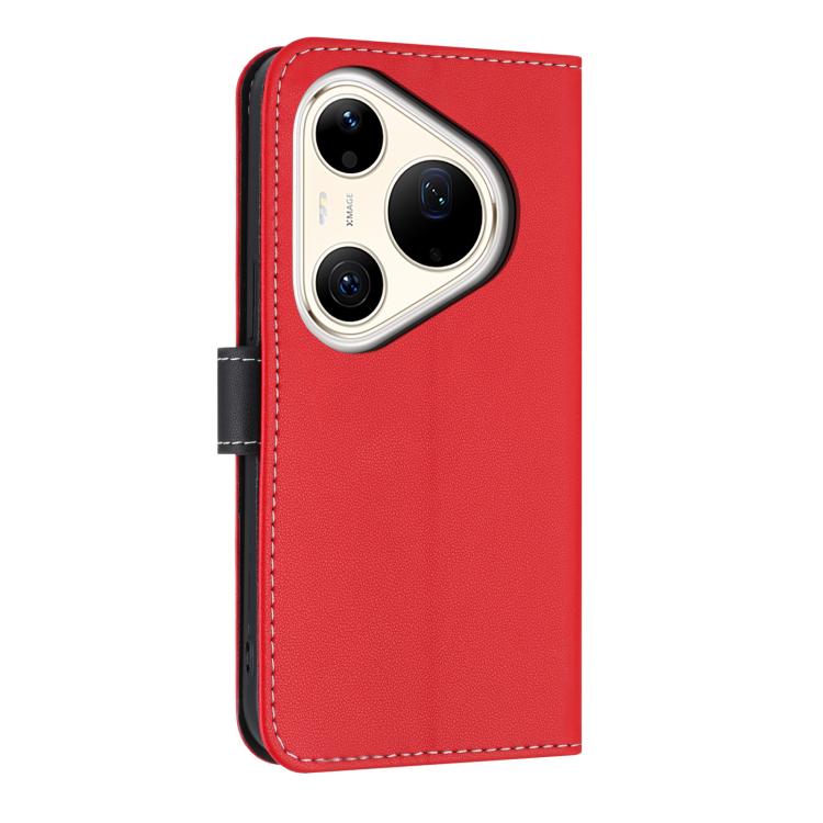 For Huawei Pura 90 Pro Max 5G Metal Bow Leather Phone Case with Hand Strap