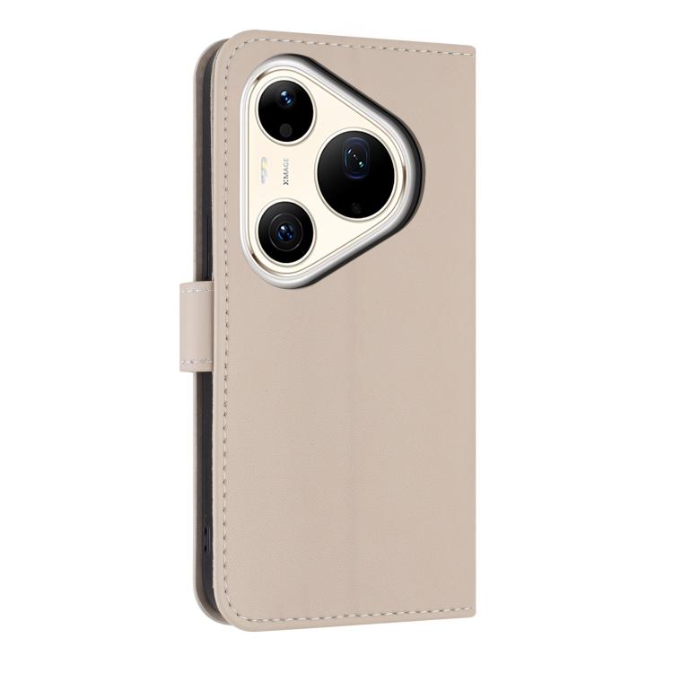 For Huawei Pura 90 Pro Max 5G Metal Bow Leather Phone Case with Hand Strap
