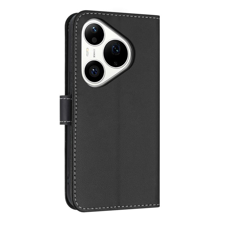 For Huawei Pura 90 Pro 5G Metal Bow Leather Phone Case with Hand Strap
