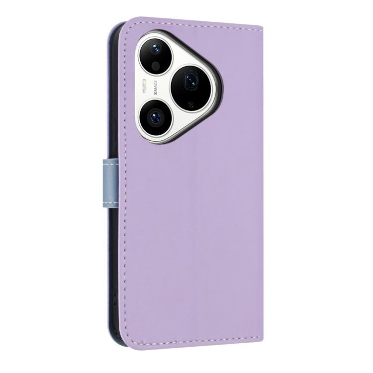 For Huawei Pura 90 Pro 5G Metal Bow Leather Phone Case with Hand Strap