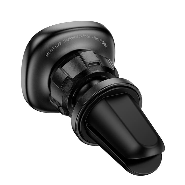 hoco H72 Crown Air Outlet Magnetic Car Phone Holder - Black Grey