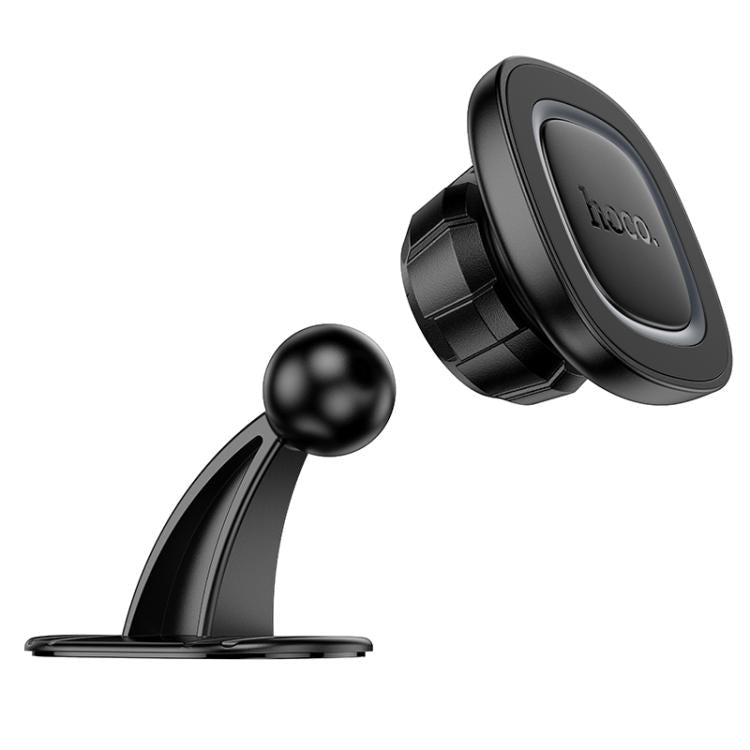 hoco H73 Crown Center Console Magnetic Car Phone Holder - Black Grey