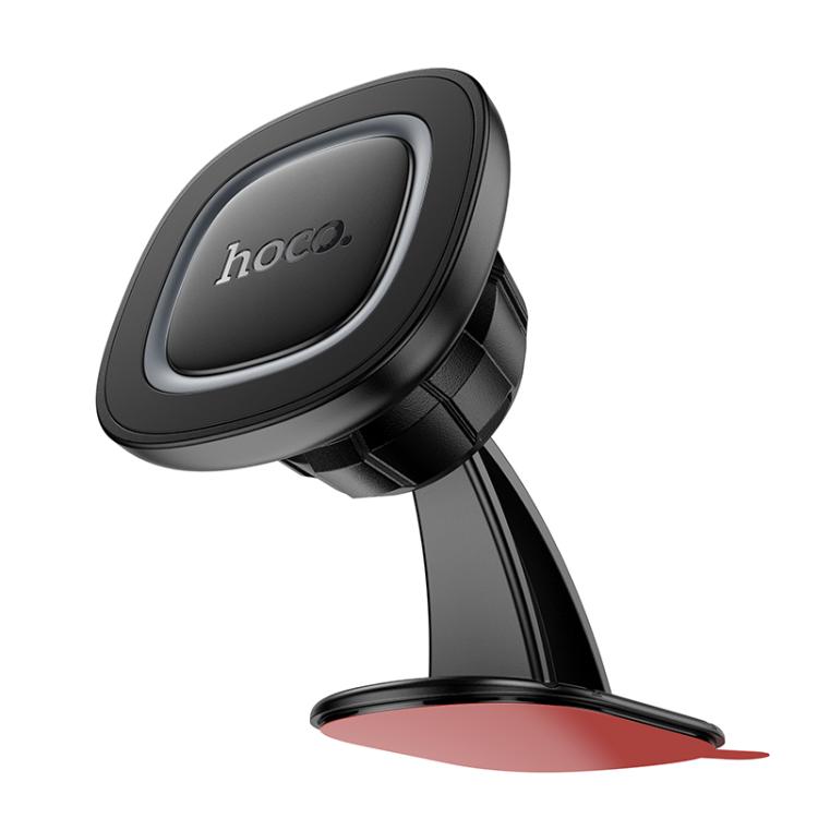 hoco H73 Crown Center Console Magnetic Car Phone Holder - Black Grey