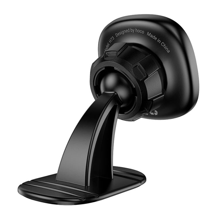 hoco H73 Crown Center Console Magnetic Car Phone Holder - Black Grey