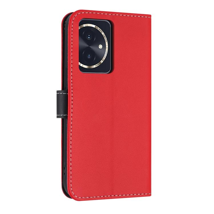 For Honor 100 5G Metal Bow Leather Phone Case with Hand Strap