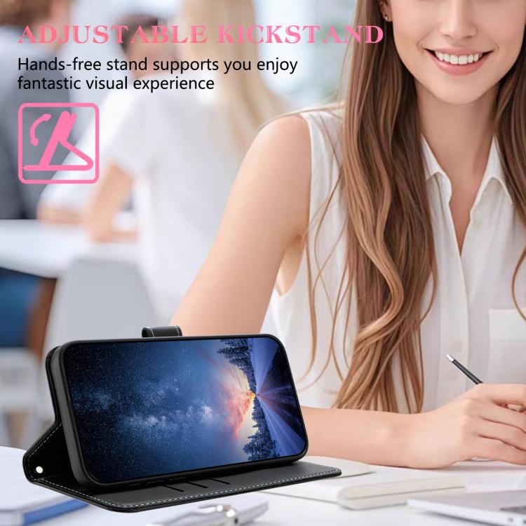 For Honor 200 Lite Global Metal Bow Leather Phone Case with Hand Strap