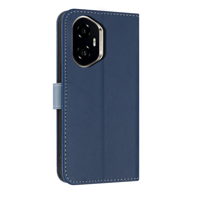 For Honor 300 5G Metal Bow Leather Phone Case with Hand Strap