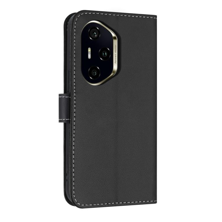 For Honor 300 Pro 5G / 300 Ultra 5G Metal Bow Leather Phone Case with Hand Strap