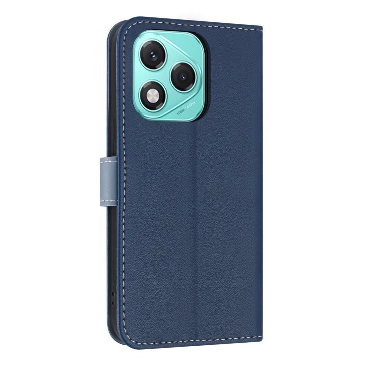 For Honor 400 Lite Global Metal Bow Leather Phone Case with Hand Strap