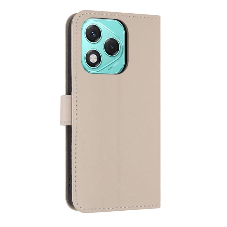 For Honor 400 Lite Global Metal Bow Leather Phone Case with Hand Strap