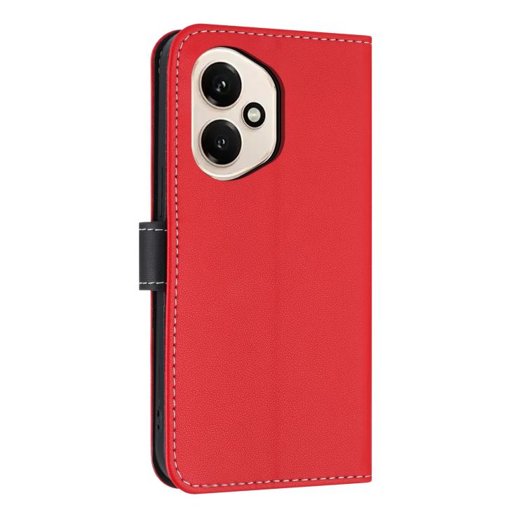 For Honor 400 5G Global Metal Bow Leather Phone Case with Hand Strap