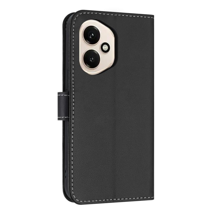 For Honor 400 5G Global Metal Bow Leather Phone Case with Hand Strap