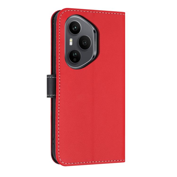 For Honor 400 Pro 5G Global Metal Bow Leather Phone Case with Hand Strap