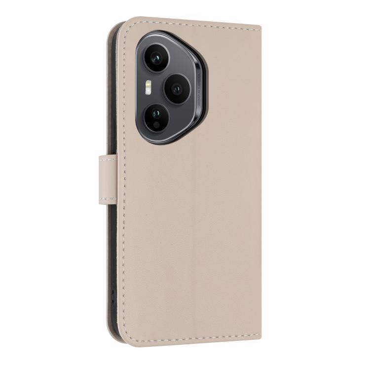 For Honor 400 Pro 5G Global Metal Bow Leather Phone Case with Hand Strap