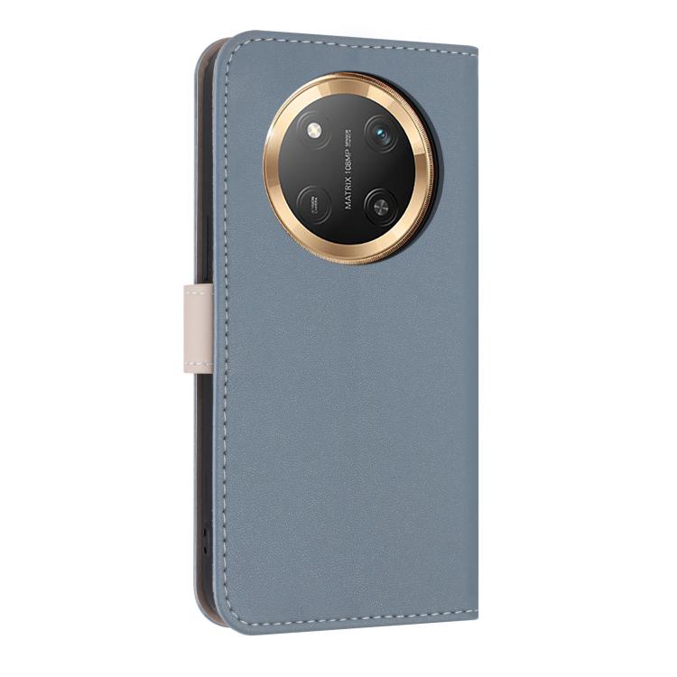 For Honor X9c 5G Global Metal Bow Leather Phone Case with Hand Strap