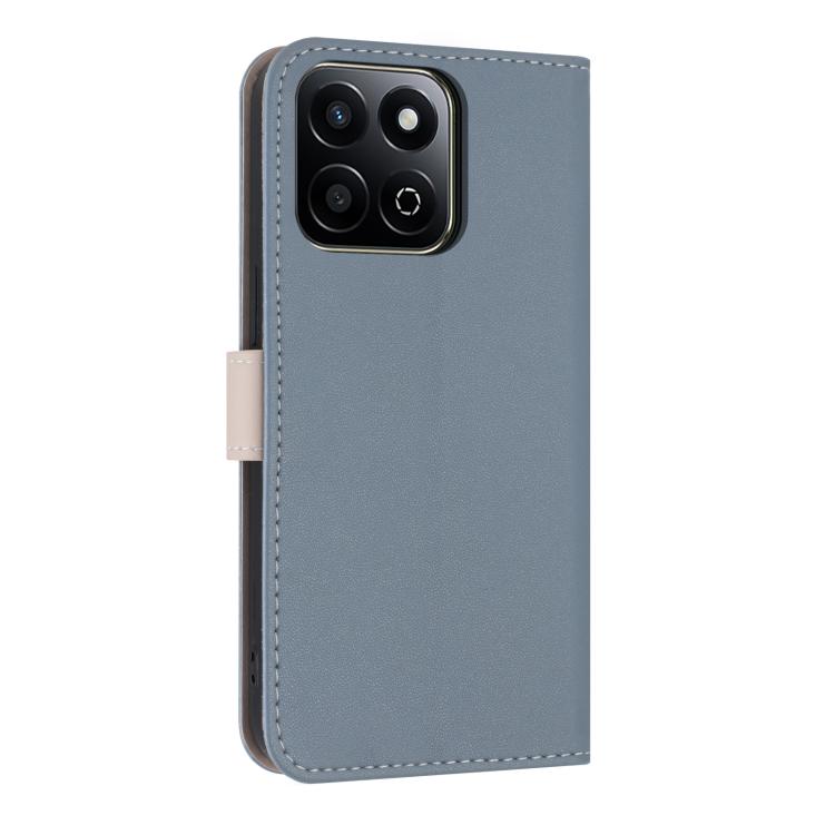 For Honor X7c 4G Global Metal Bow Leather Phone Case with Hand Strap