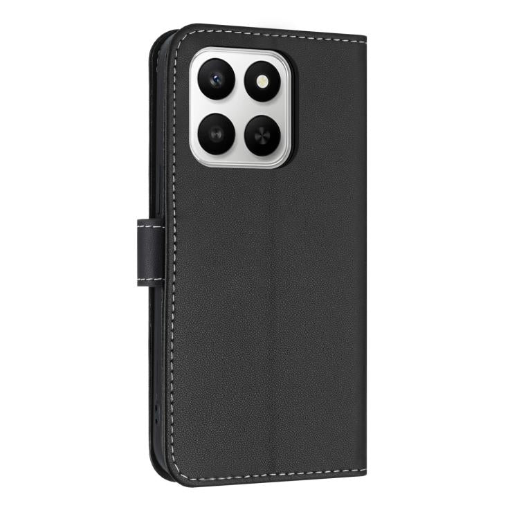 For Honor 400 Smart 5G Metal Bow Leather Phone Case with Hand Strap