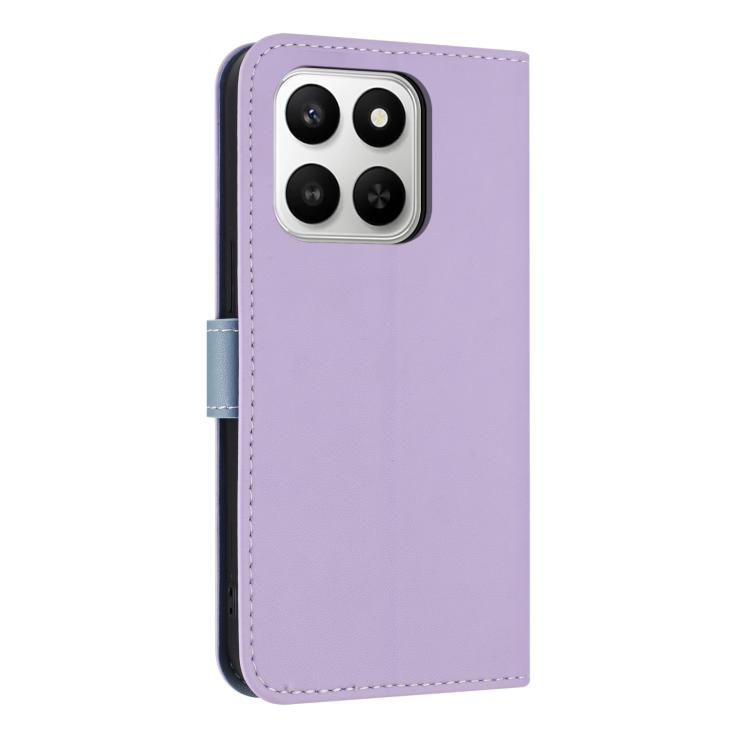 For Honor 400 Smart 5G Metal Bow Leather Phone Case with Hand Strap